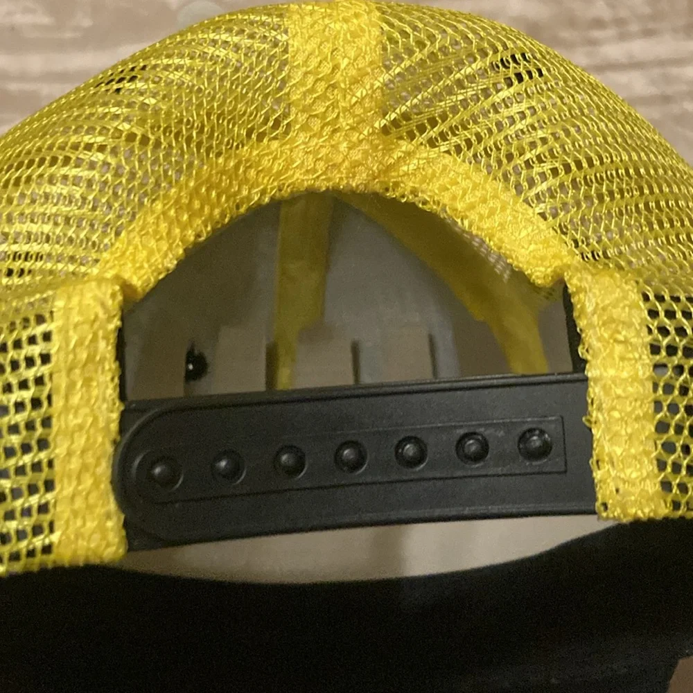 John Deere Black Yellow Hat